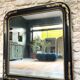 Antique mirror 107/102cm Louis-Philippe beaded from the Napoleonic III era.