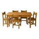 Hongisto table and 5 chairs – Ilmari Tapiovaara, 1970s