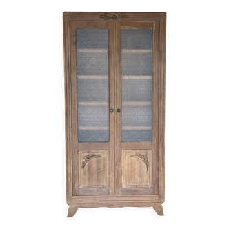 Showcase, Art Deco style bookshelf restored