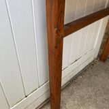 Table bureau d’angle coin en bois massif avec 1 tiroir