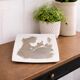 Assiette carrée en porcelaine Rosenthal Studio-Line par Bjørn Wiinblad
