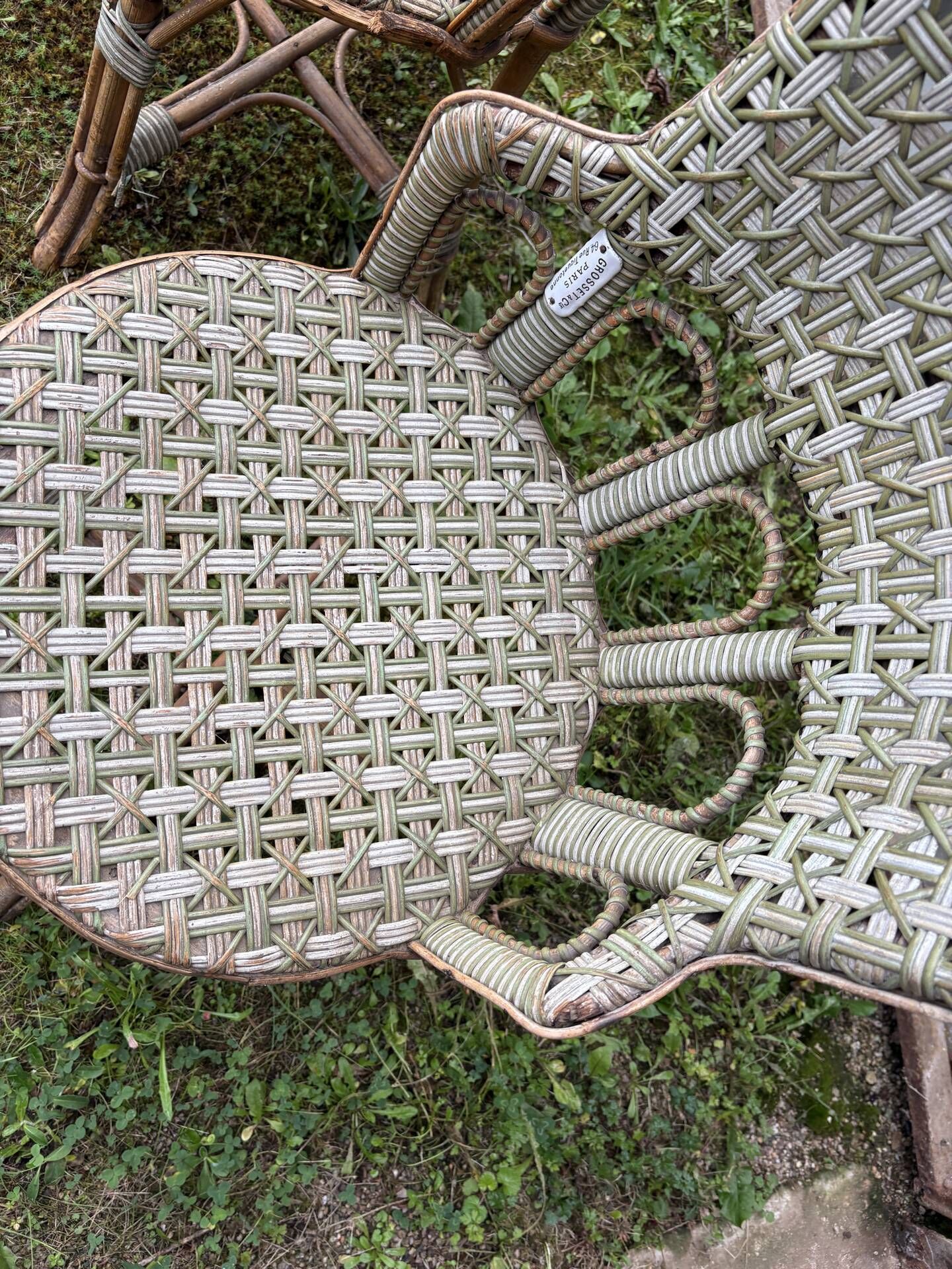 Wicker garden furniture 1920