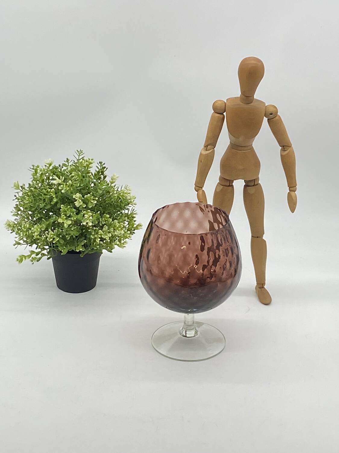 Empoli Italy vase / large glass / vintage