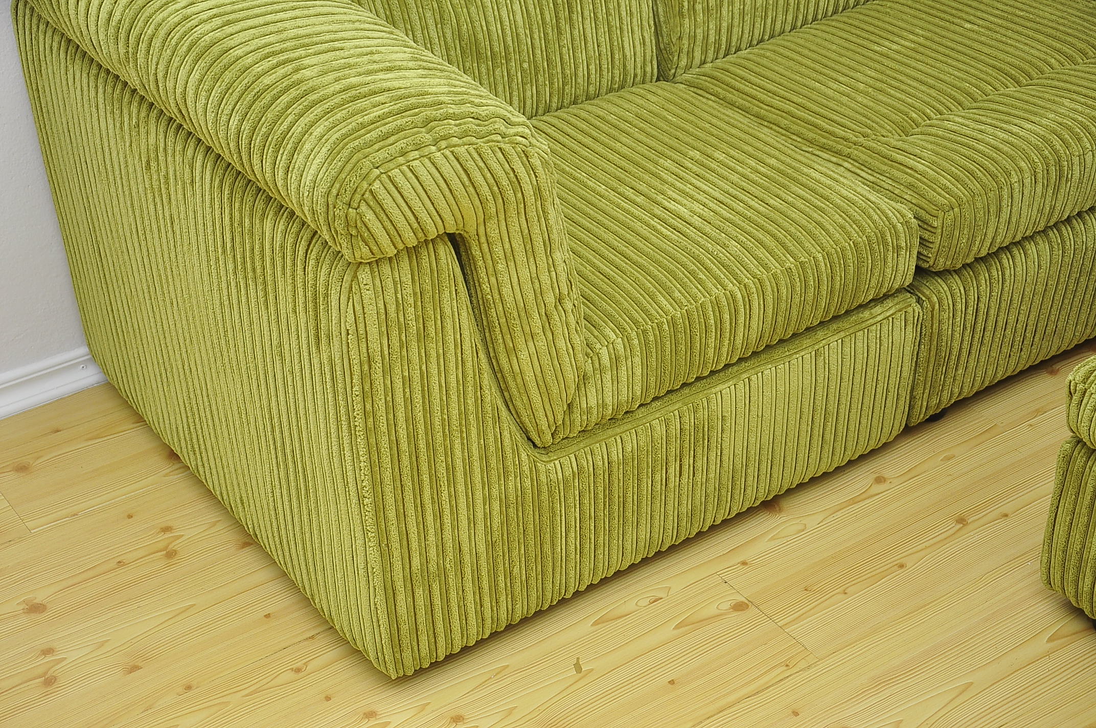 Mid-century corduroy modular sofa, 1970s