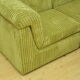 Mid-century corduroy modular sofa, 1970s