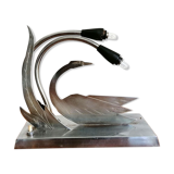 Lamp to lay swan and leaf decoration, 1930-40