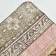 Tapis Runner Vintage Patchwork, Motifs Tribaux, Tons Pastel & Terre, 66x265 cm