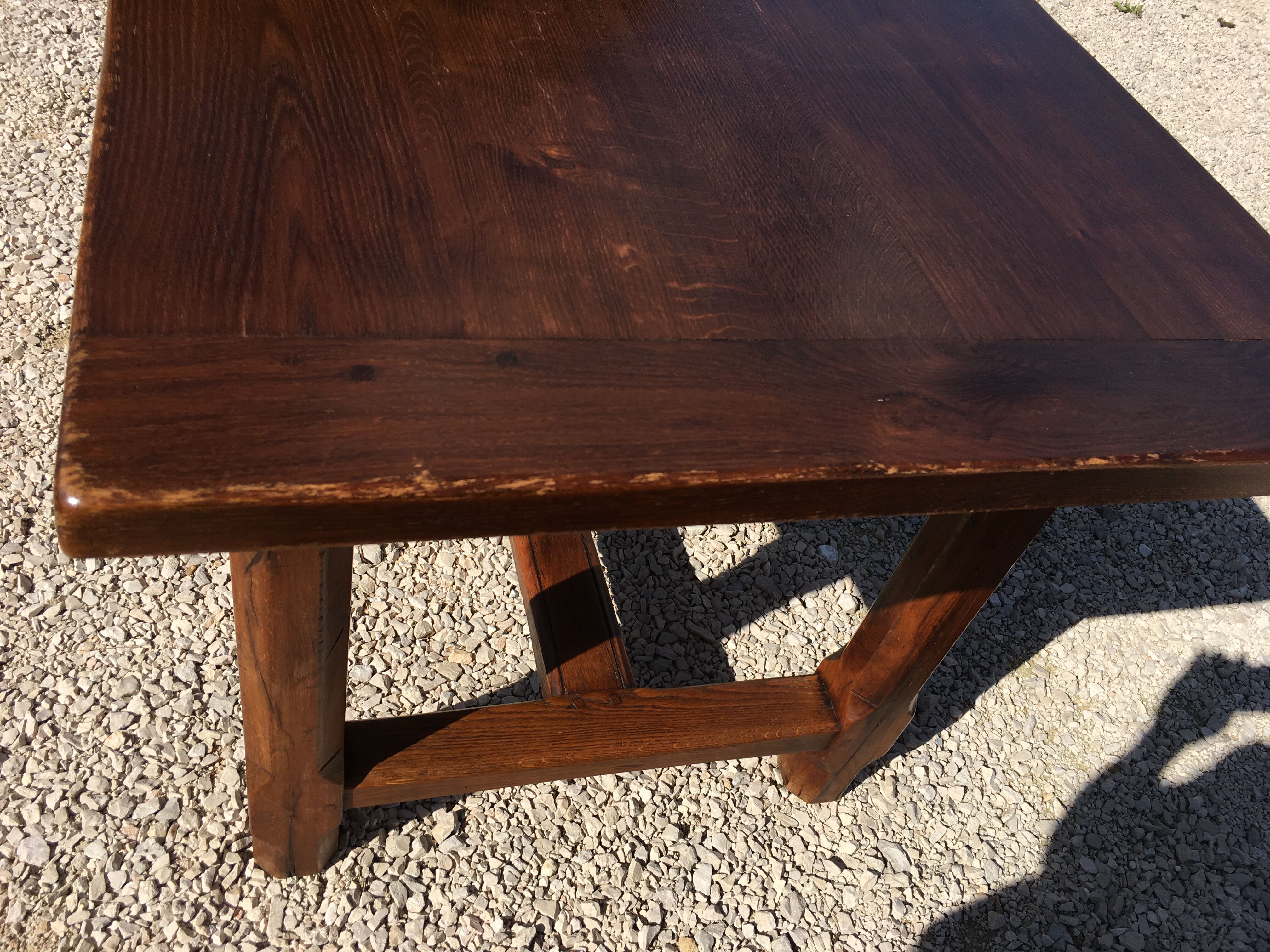 Oak farm table