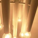 Minimalist suspension from the Swiss space age of the mid-century type 415 by Temde, 1960s.