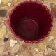 1950s Pleated Ceramic Cache Pot Bordeaux St-Clement H11/D14