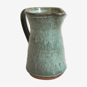 Glazed terracotta pitcher