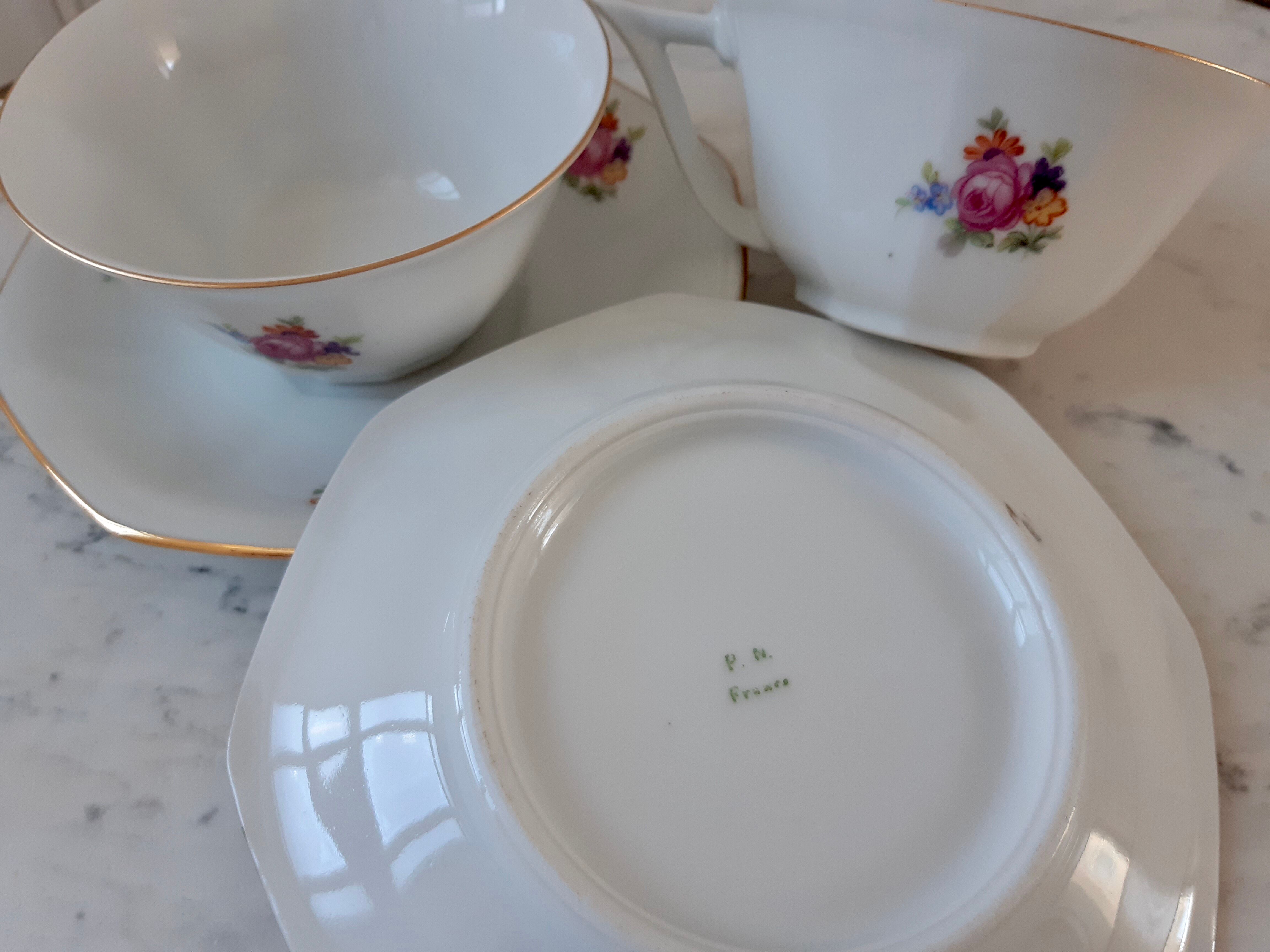 Duo of cups Limoges PN 60s