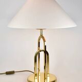 Lampe de table vintage rare en laiton