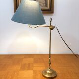 Lampe de bureau en laiton patiné, 19ème siècle