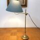 Patinated brass desk lamp, 19th century
