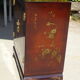 2-door sideboard, painting flowers and birds