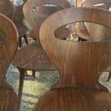 Suite of 8 Chairs Baumann model "ant"