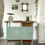 Mint-colored workshop furniture