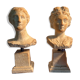 Bust in terracotta Michel Cayla
