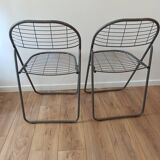 Vintage folding chairs by Niels Gammelgaard