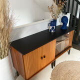 Vintage Scandinavian style enfilade composed of 2 elements