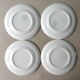 4 plates for dessert decoration blue flowers Orchies mills of the wolves