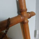 Bamboo mirror 47x41 cm