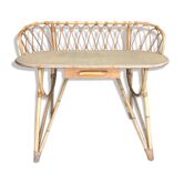 Rattan desk