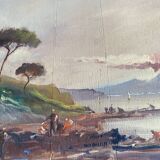 Oil painting "Sicilian beach"