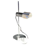 Vintage Italian 1970s Table Lamp in the Style of Joe Colombo for Oluce, Chromed