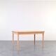 Mid-Century Danish Oak Extendable Dining Table, 1960s.