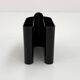 Black magazine rack by Rodolfo Bonetto for Bilumen, 1970