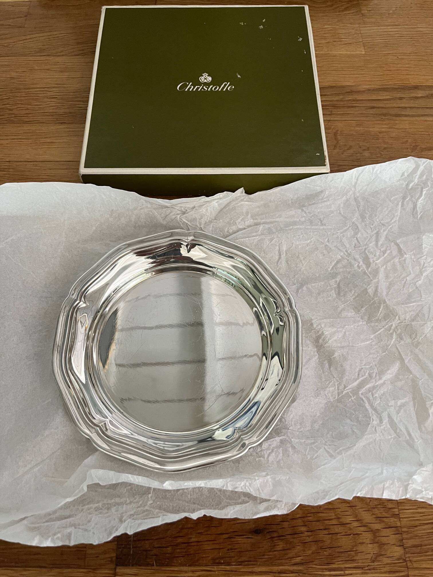 Chritofle carafe tray