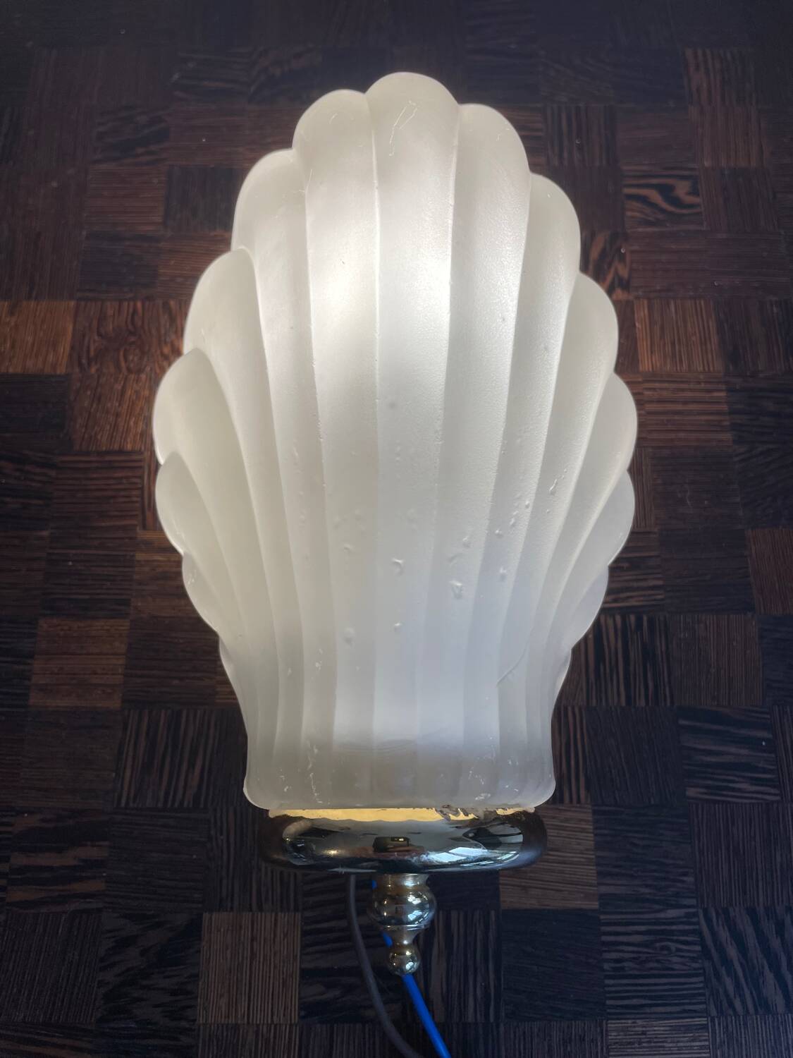 Art Deco shell wall sconces