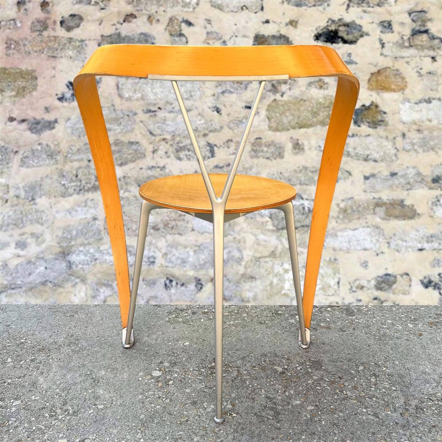 Suite de 6 chaises « Revers » par Andrea Branzi pour Cassina, 1990