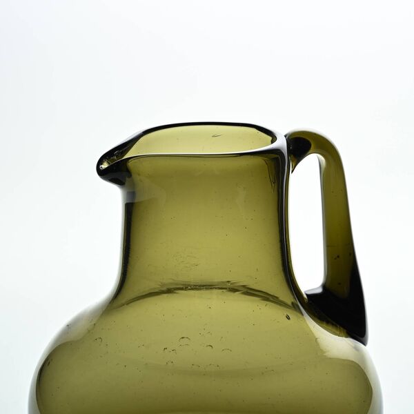 Carafe en verre soufflé par Claude Morin, 1976