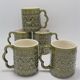 Série de 5 mugs vintage