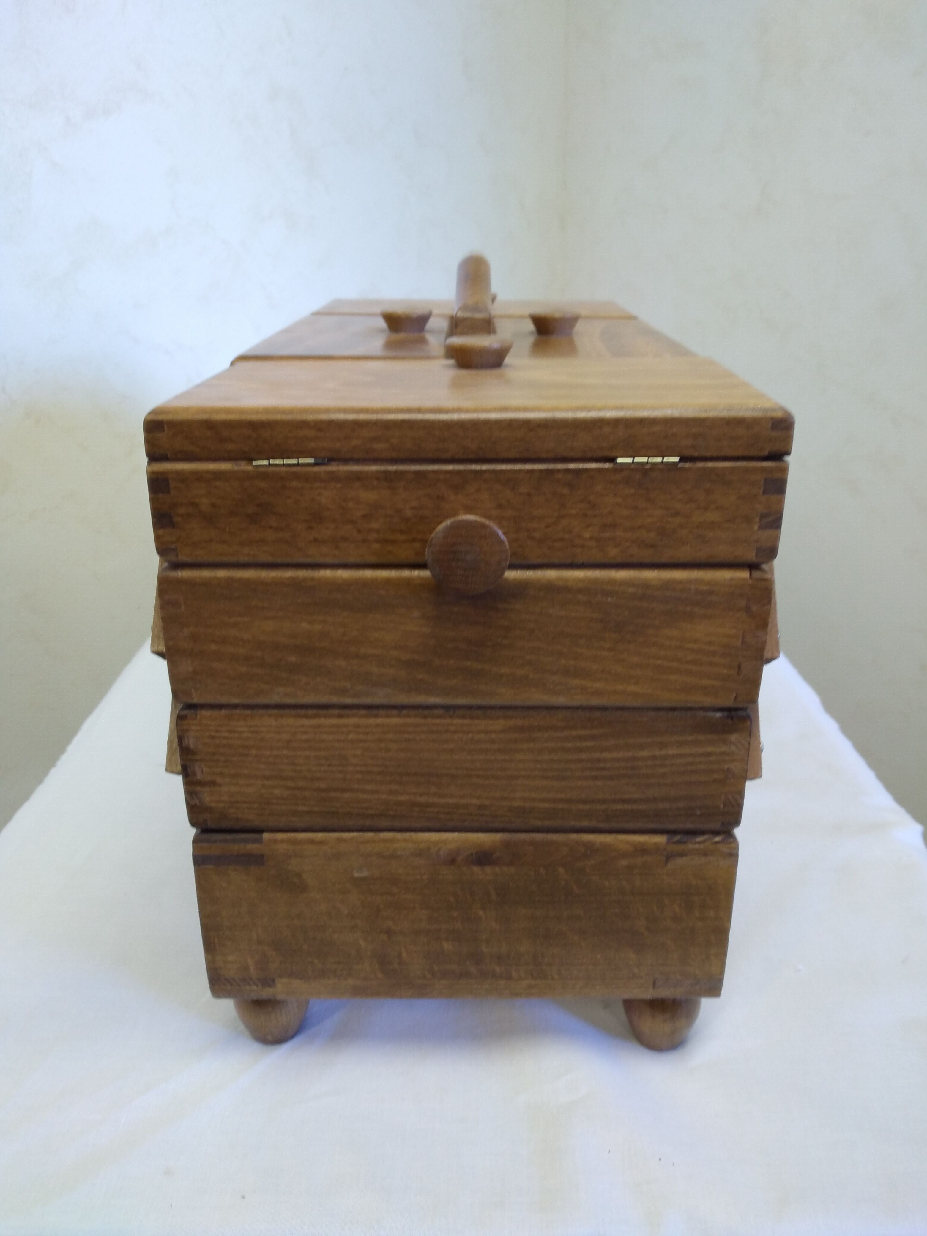 Vintage sewing basket