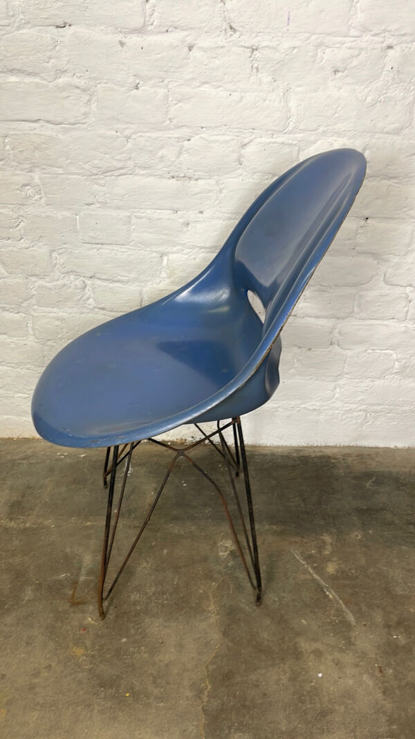 Chaise vintage en fibre de verre par Vertex 1959