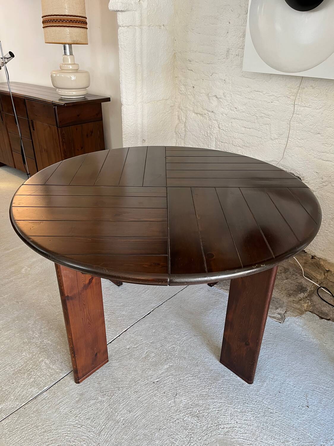 Silvio Coppola Table and 4 Chairs Set 1970