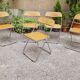 Vintage Plia Folding Chair in Vienna Straw by Giancarlo Piretti for Anonima Castelli, 1970s, Set of 5