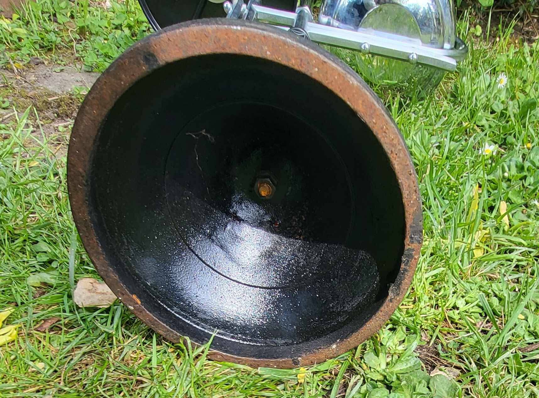 Cendrier chrome et bakélite par Demeyere