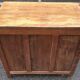 Art deco gilded oak chest of drawers