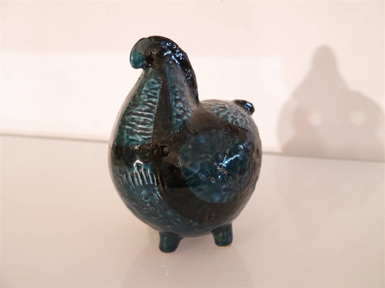 Stylised ceramic horse by Bitossi, Aldo Londi.
