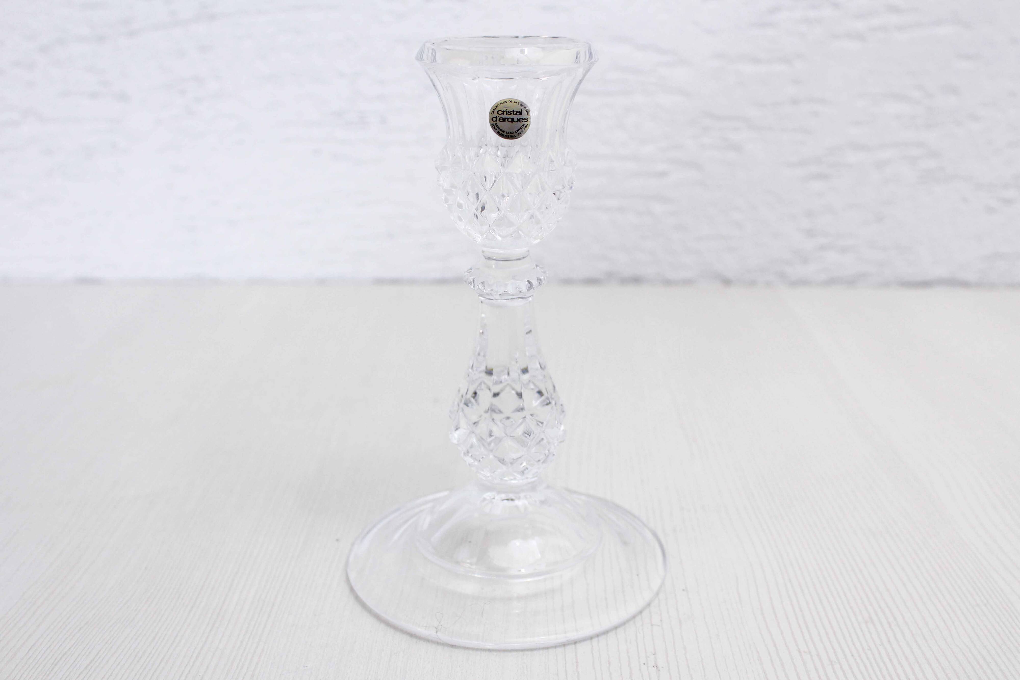 Crystal candle holder