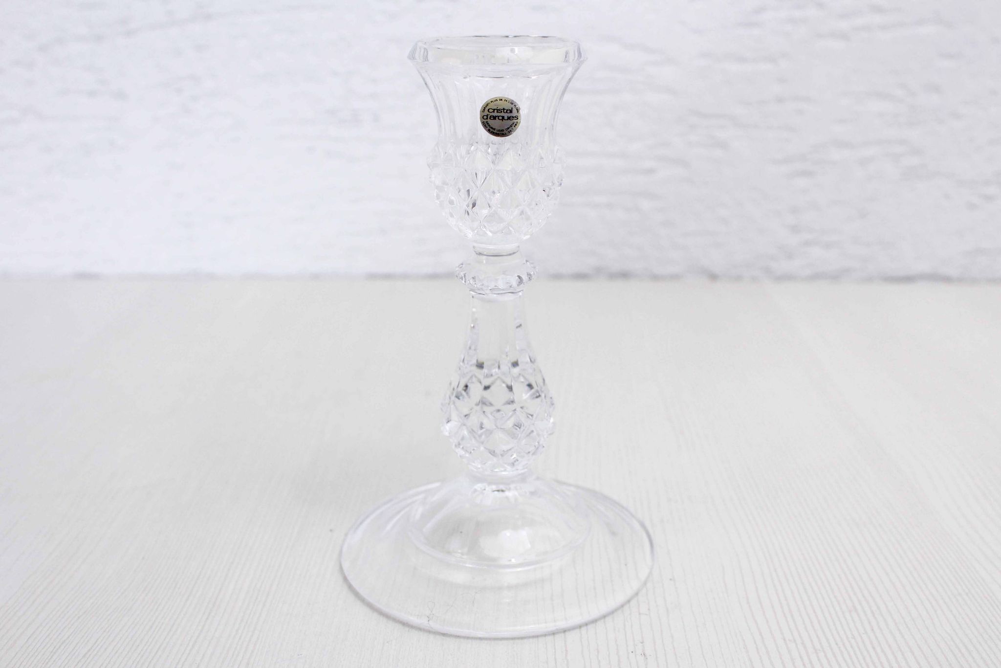 Crystal candle holder