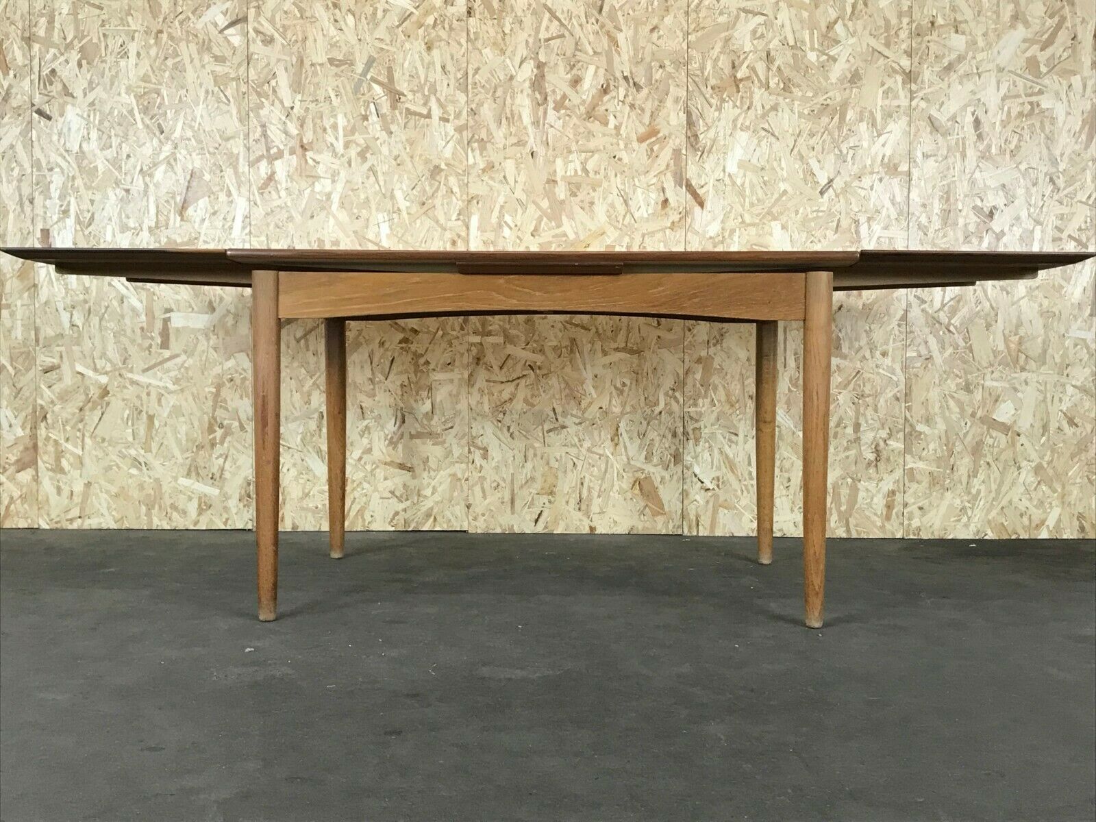 60s 70s Oak Teak Dining Table Danish Modern Design Denmark 60s