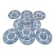 English Faience Myott Meakin vintage 10 dessert plates