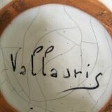 1960s vintage Vallauris ceramic lamp
