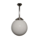 Suspension boule XXL en opaline art déco